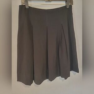 Black Pleated Mini Skirt WHBM